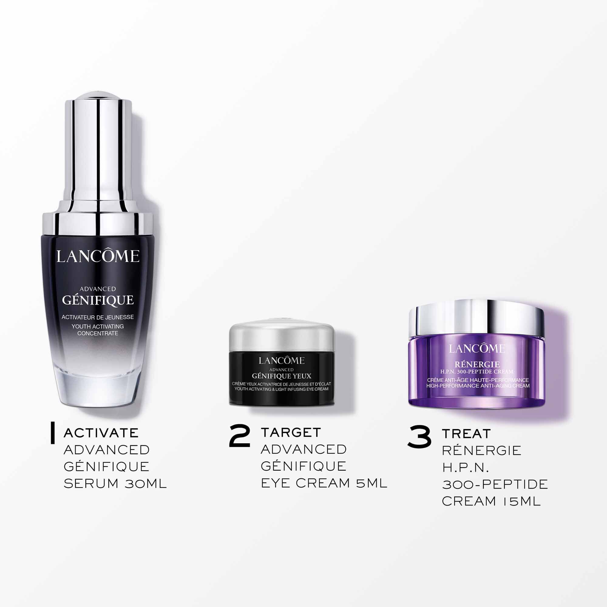SET ADVANCED GENIFIQUE SERUM 30 ML CON RENERGIE H.P.N 300 PEPTIDE CREAM