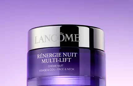 Crema de noche lancome para el cuidado de la piel