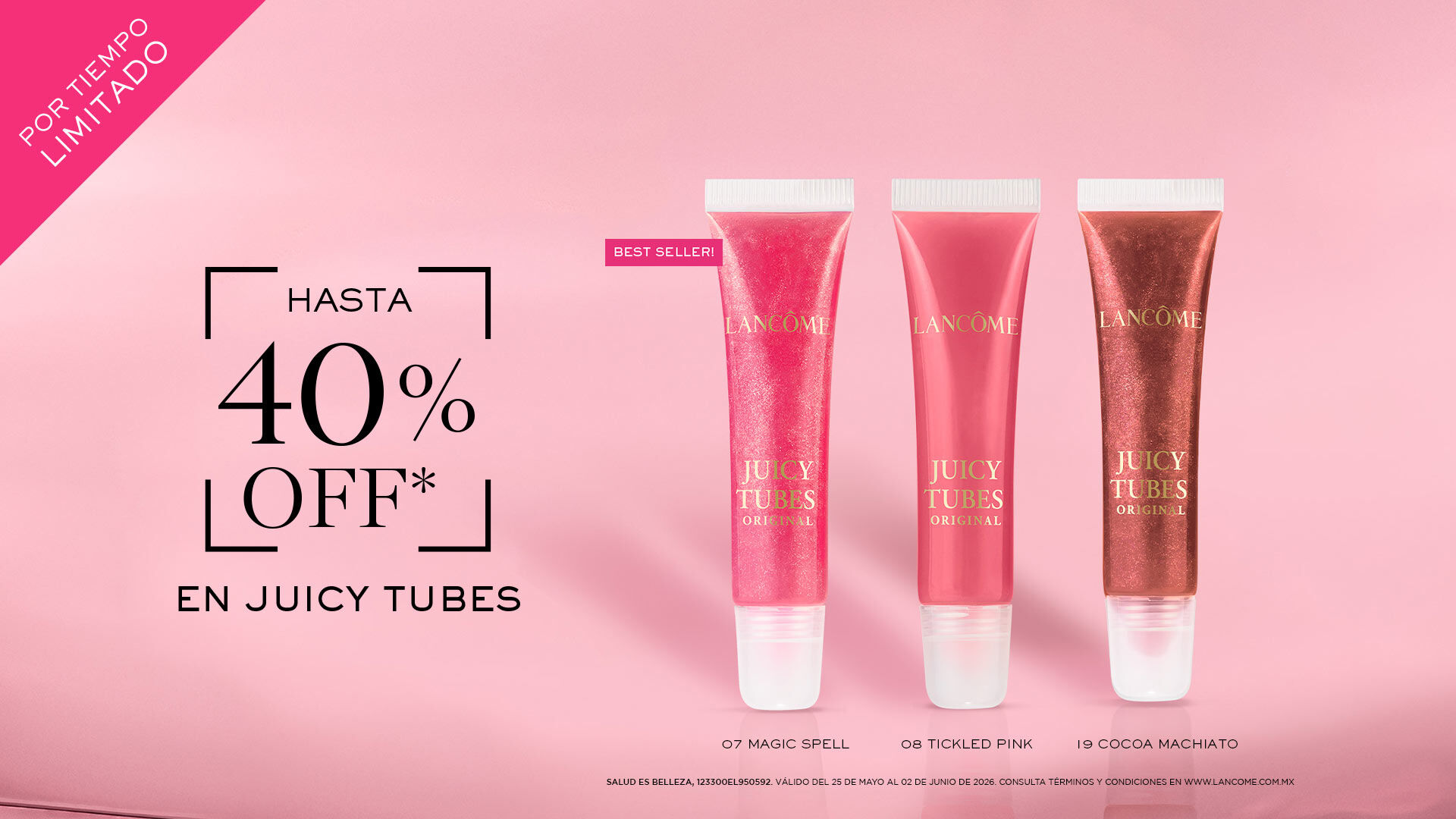 Lancome | 26-05 | JUICY TUBES 40% OFF