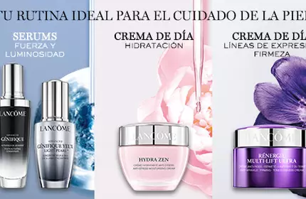 rutina cuidado de la piel lancome