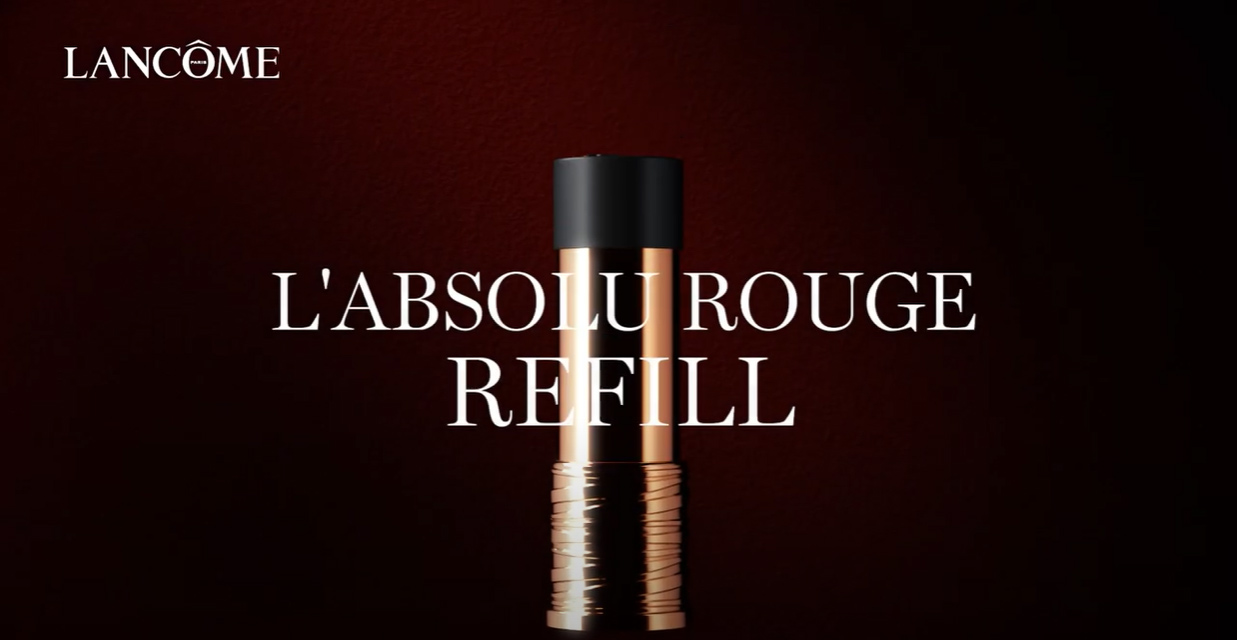 Video tutorial para la recarga del labial L'Absolu Rouge de lancome